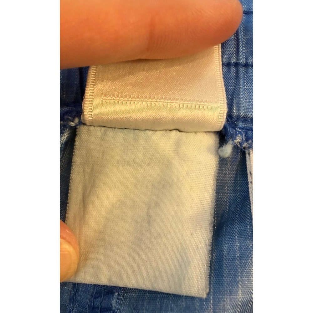Vtg‎ Columbia Sportswear Mens XL Nylon Hiking Shorts Blue Pink Belt Gorpcore 90s - Picture 5 of 12